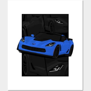 Z06 BLUE Posters and Art